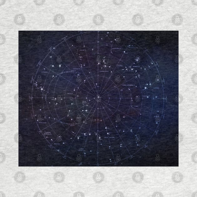 Astrology Constellation Galaxy Pattern Tapestry by aterkaderk